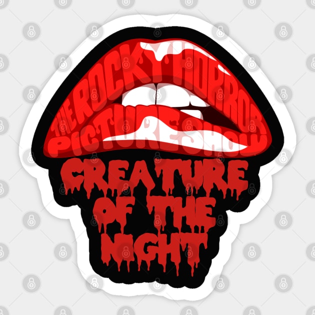 Creature of the Night Sticker by StudioPM71